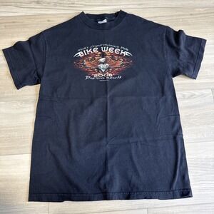 Vintage 2006 Bike Week Daytona Beach Shirt Size M Tennessee River Made In Mexico